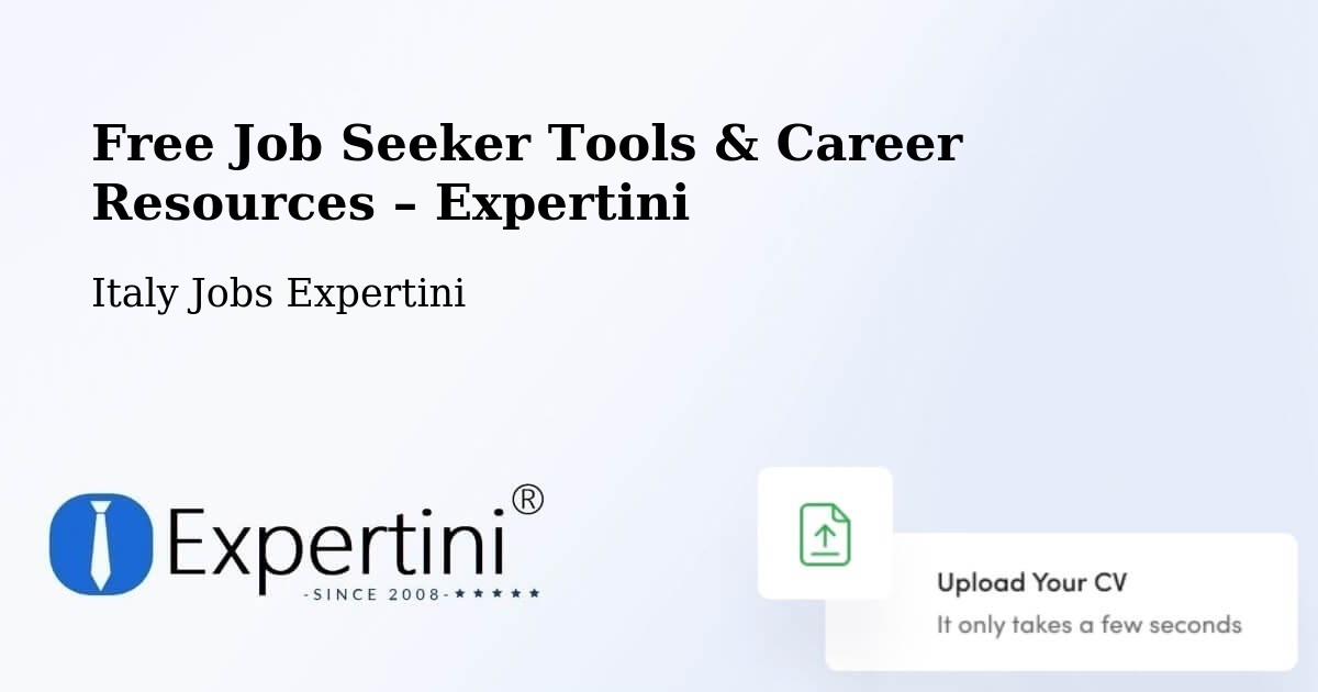 Free Job Seeker Tools & Career Resources – Trento - Trento, Italy Jobs Expertini